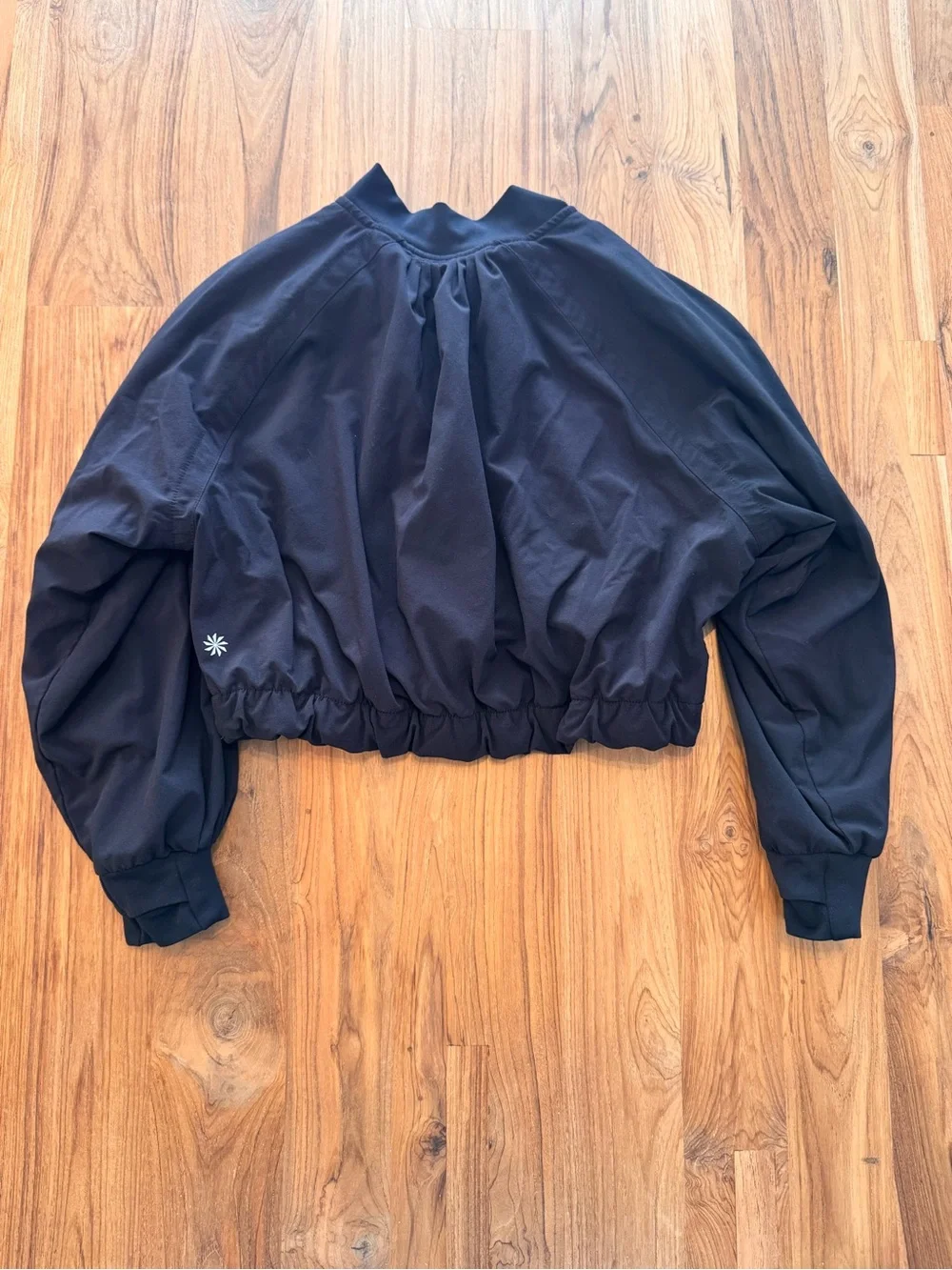 Athleta Girl Black Cropped Jacket Girls XS 6